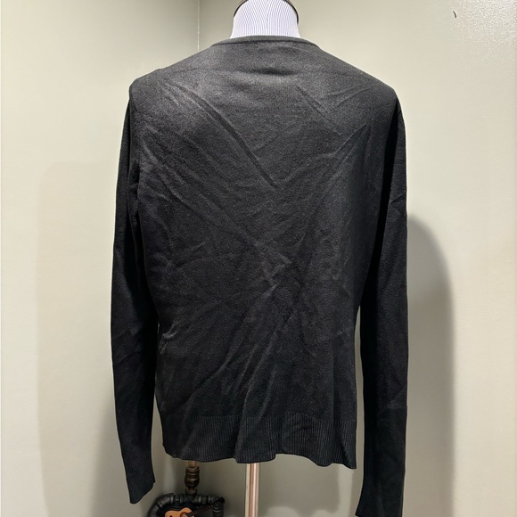 New York & Company Ladies Black Cardigan.  Size Large - Picture 3 of 4